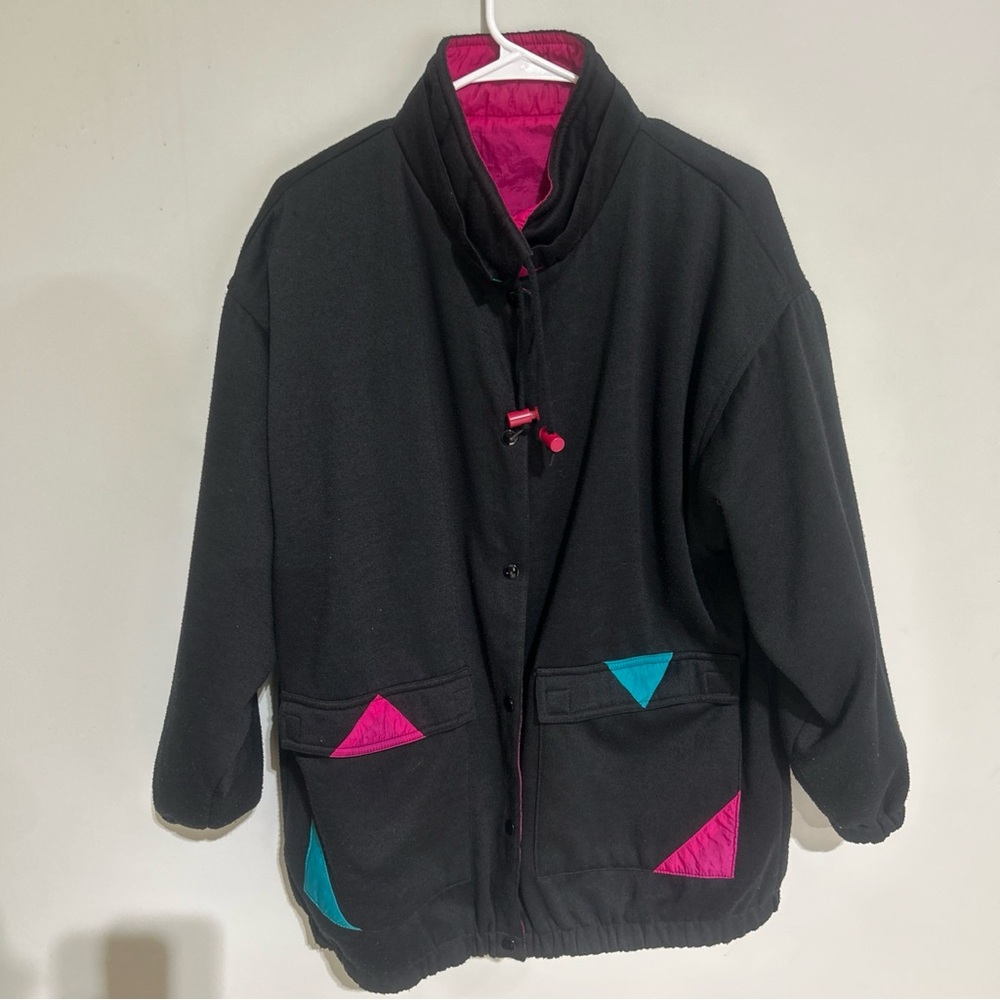 Vintage 90's Basic Editions Reversible Jacket Wom… - image 8